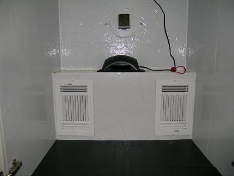 Front view of filter box