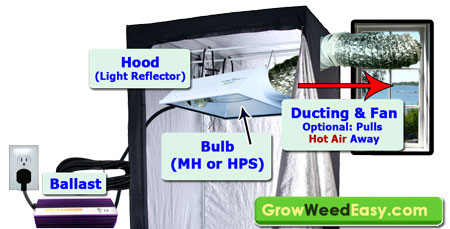 View Step-By-Step Picture Tutorial on How to Set Up Metal Halide(MH) or High Pressure Sodium (HPS) Grow Lights