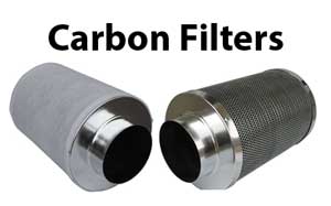 Carbon scrubbers (carbon filters) often come with a sleeve (left) to keep out dust, but underneath it usually looks like plain metal (right)