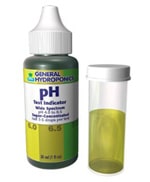 Get the General Hydroponics pH test kit on Amazon