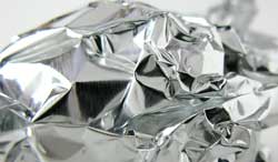 The aluminum foil uses of light reflection