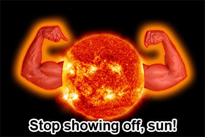 The sun has obviously been hitting the gym!