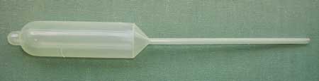 A pipette makes it easier to move small amounts of liquid