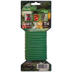Soft wire ties are great for securing sturdier stems, or to use as an anchor to hold down errant cannabis stems.