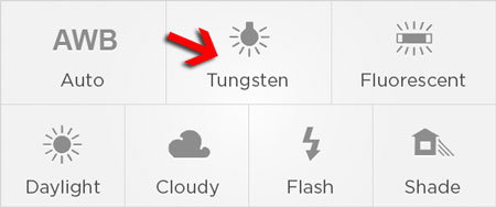 Choose "Tungsten" in your White balance settings to at least partially remove the yellow cast of HPS grow lights