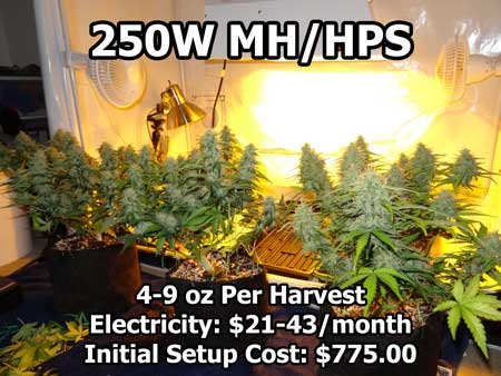 250W HPS grow lights