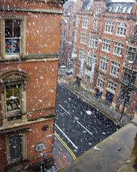 When it's snowing outside and the electricity goes out, temperatures can start dropping quickly!