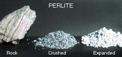 Example of the perlite beneficiation process - this turns volcanic rock into expanded pebbles