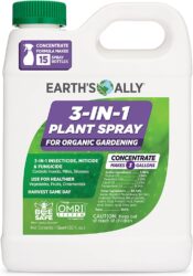 Cannabis Spider Mite Killer - Earth's Ally 3-in-1 Plant Spray - A 3-in-1 organic spray that acts as an insecticide, fungicide, and spider mite repellent, safe for indoor and outdoor gardening.