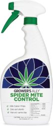 Cannabis spidermite insecticide - Grower's Ally Spider Mite Control Spray Ready to Use 24 oz | Natural Spider Mite & Insect Killer with Rosemary Oil