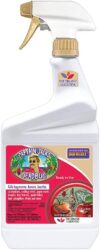 Effective spinosad product against spider mites - Bonide Captain Jack's Deadbug Brew, 16 oz Concentrate Outdoor Insecticide and Mite Killer for Organic Gardening