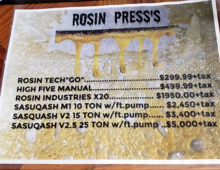 If you want a good rosin press, be prepared to pay, pay, PAY!