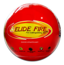 Elide fire balls stop fires when exposed to high heat