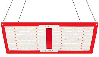 This is the HLG 300 R-Spec (long version). Cannabis plants seem to respond well to LEDs that have lots of little diodes spread apart on a relatively large board.