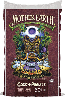 Mother Earth Coco Plus Perlite Potting Mix is an awesome grow medium for growing cannabis