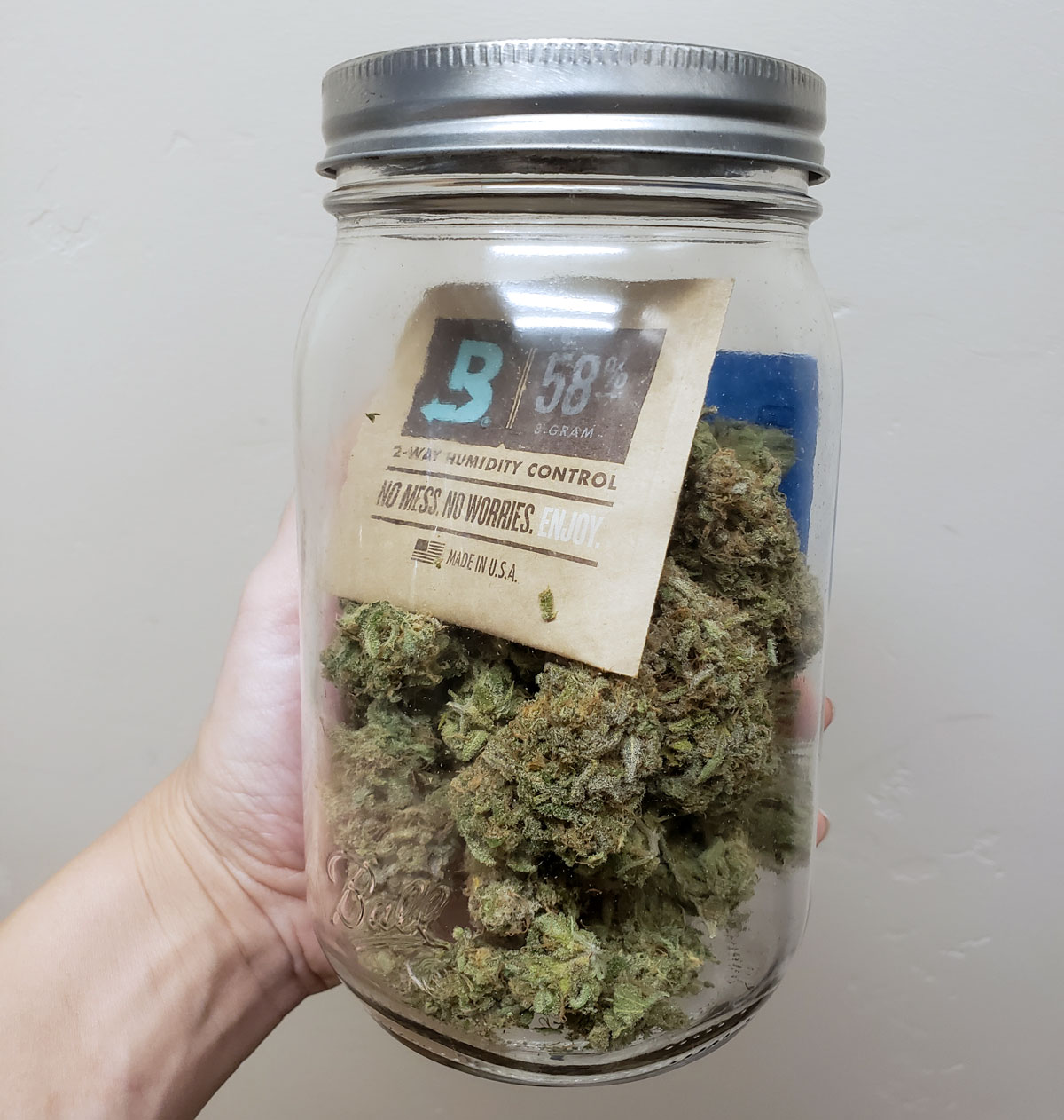 After placing hygrometer into jars. How long does it take to adjust? The  numbers are not moving up. Did I dry my weed too long? (How do I cure? I  have never