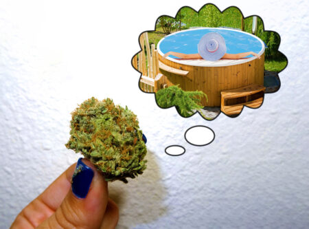 This cannabis bud wonders whether it needs a good bud washing