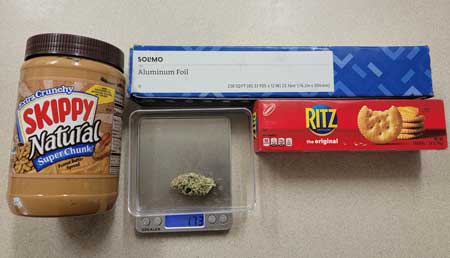 White Rhino - dried and jarred bud