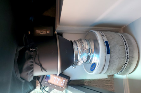 This is what I ended up settling with, since I can easily hide these behind the tent it lets me keep the clean look of the grow cube and have full space for the plants inside. Note: this is using the small filter included in the Mars Hydro 4" kit. If you got the cheaper kit, your carbon filter is likely several inches longer.