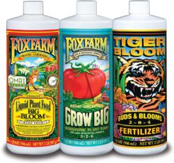 Fox Farms makes great nutrient systems for growing cannabis in hydro or coco coir