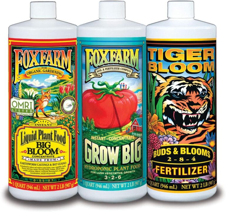 How much Fox Farms nutrients do I feed to marijuana plants? (in soil
