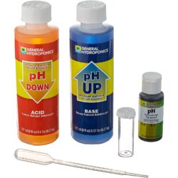 Get a General Hydroponics PH Test kit to prevent cannabis nutrient deficiencies on Amazon