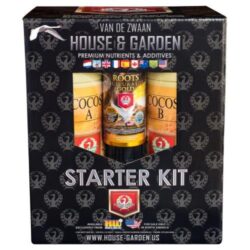 House & Garden Coco A & B Starter Kit with base nutrients and supplements, available on Amazon.