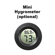 These mini Hygrometers from Amazon easily fit inside your 1-quart mason jars to help you monitor humidity during the marijuana curing process