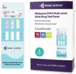 At-home urine test to check whether there is THC in your system.