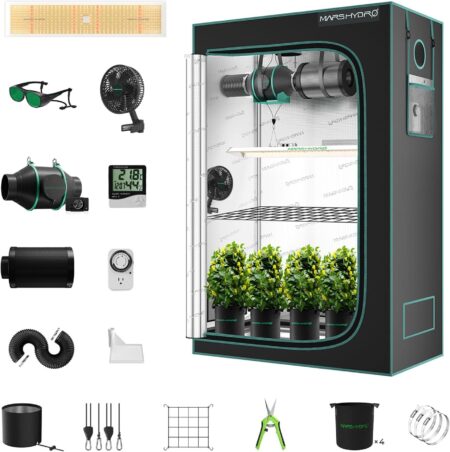 Example grow setup that will be used for the upcoming autoflowering grow journal