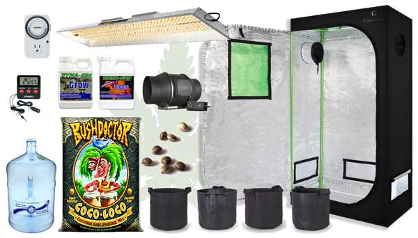 Example grow setup that will be used for the upcoming autoflowering grow journal