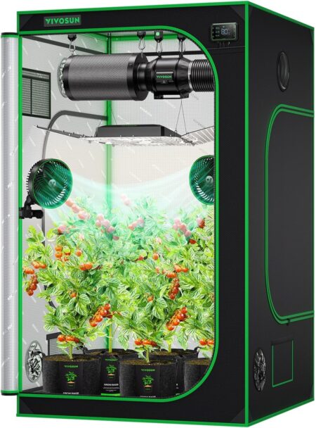 A Vivosun cannabis 4x4x7 grow tent is a solid choice to grow marijuana.