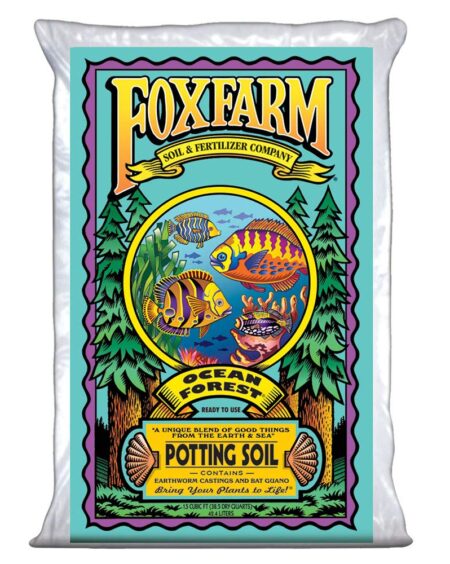 Ocean Forest potting soil by Fox Farm is a great soil for growing cannabis