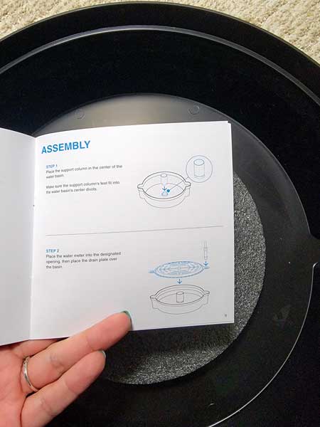 AC Infinity auto-watering pot - assembly instructions / directions - how to put the pot together