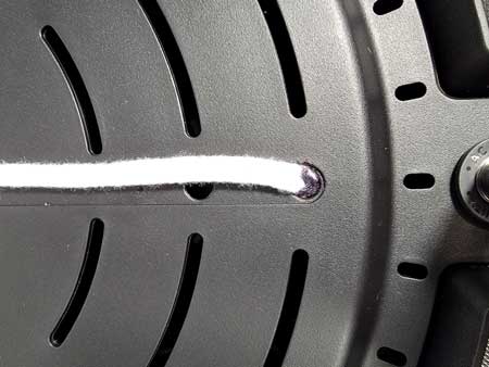 I used permanent markers to mark the proper placement for the rop in the AC Infinity lids. GrowWeedEasy.com