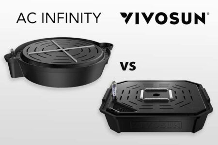 AC Infinity vs Vivosun auto-watering pot bases