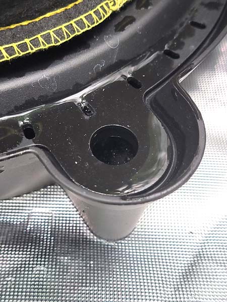 White specks growing in the reservoir 