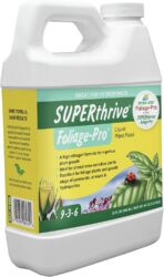 Dyna-Gro Superthrive Grow Foliage Pro cannabis nutrients for vegetative stage