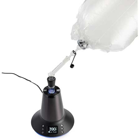 Arizer Extreme Q with bag (cannabis vape "balloon")