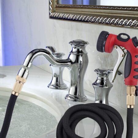 An adapter to connect a garden hose to your sink is a life changer in hydroponic growing