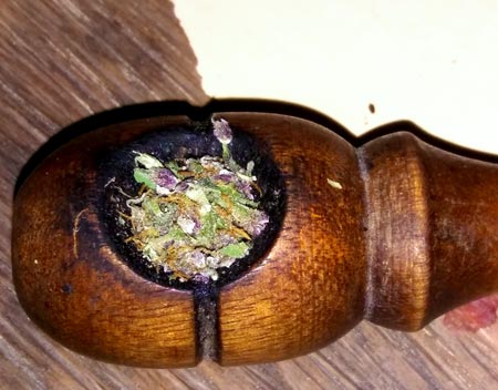 Pink OG Kush buds ready to smoke!